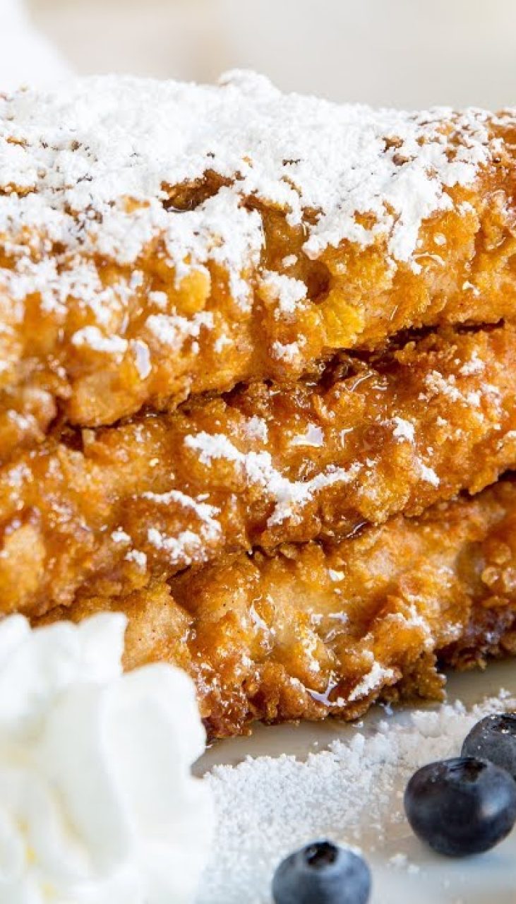corn flakes crusted french toast